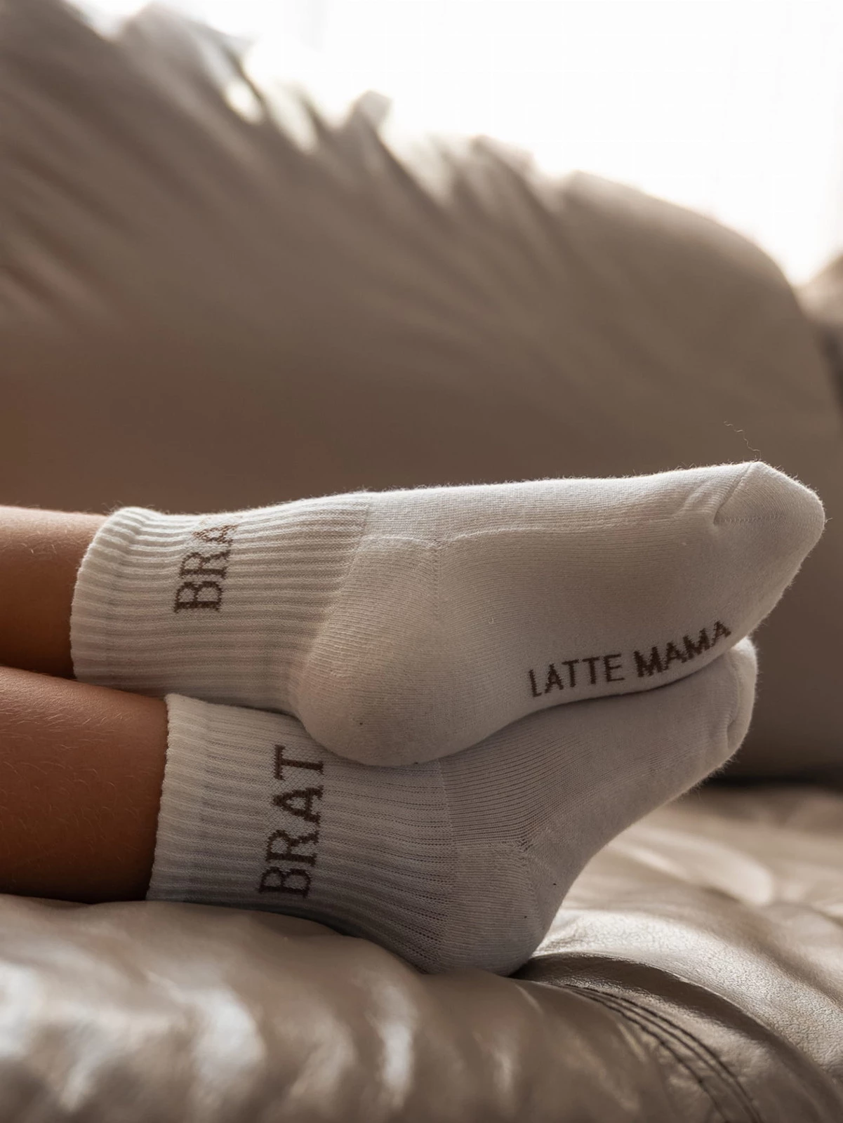 Skarpetki BRAT jasny beż
