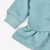 Zielona bluza niemowlęca Fun In The Sun z bawełny organicznej dla dziewczynki