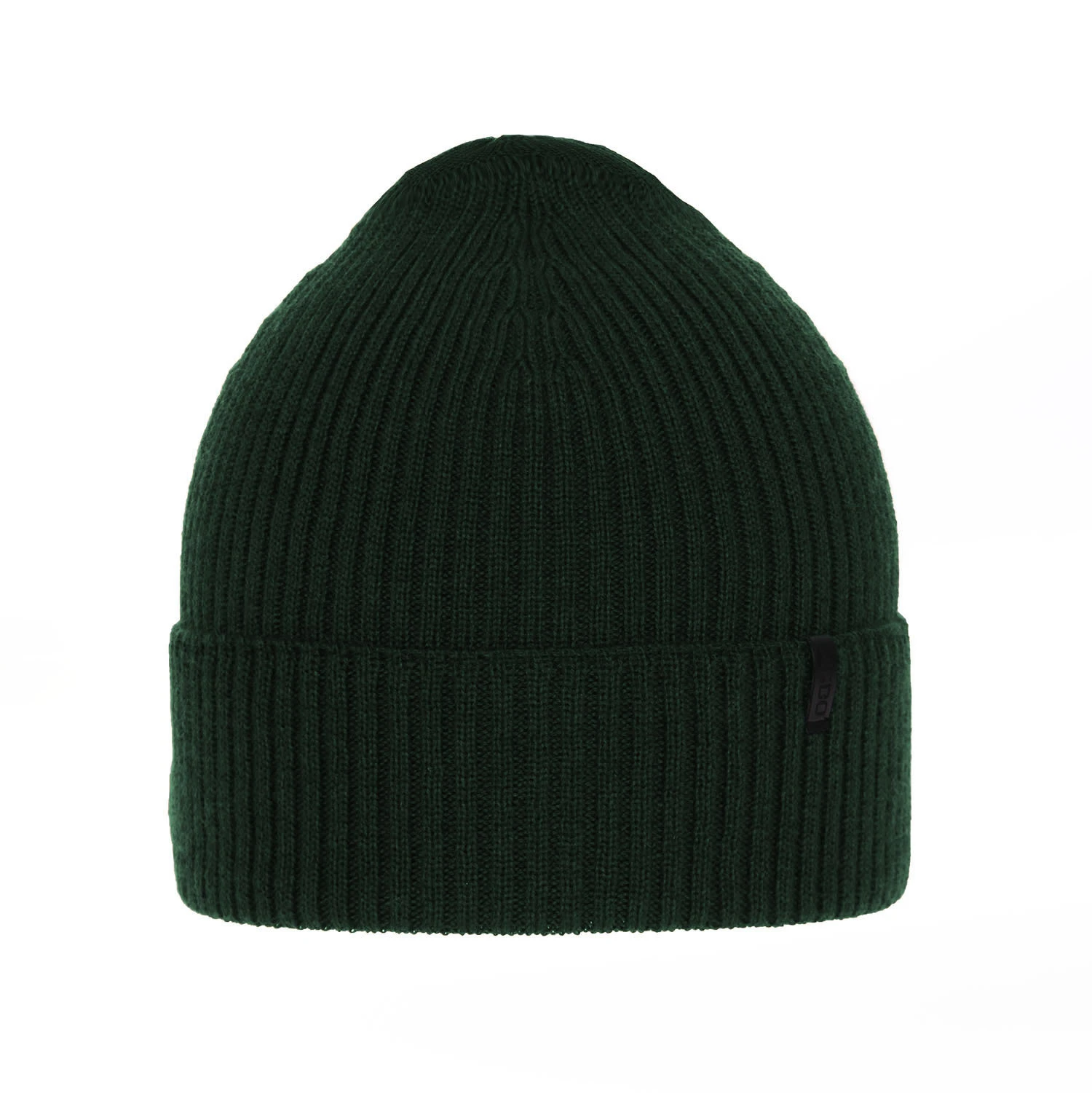 Czapka zimowa męska, zielona, 100% wełniana merino Thorin