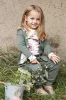 Bluza Niemowlęca z Kapturem Roses - Khaki
