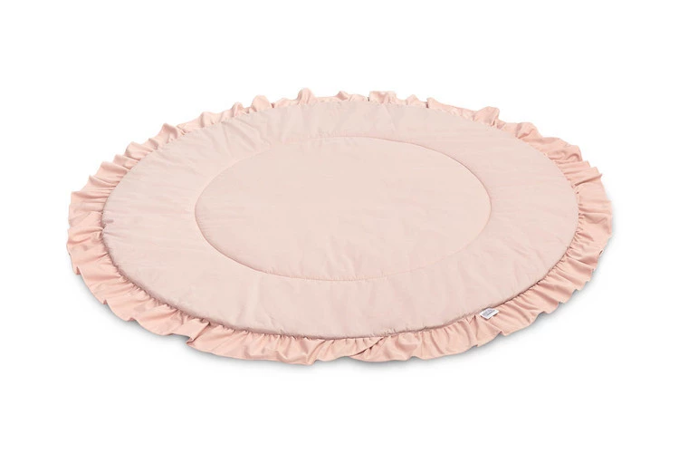Sensillo Mata Do Zabawy Falbanka Velvet Brudny Retro Róż
