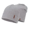 Czapka jesienna, wiosenna damska, szara, bawełniana Zenita