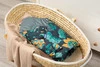 Sensillo Rożek Velvet 75x75 Paradise Szmaragdowy
