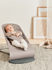BABYBJORN - leżaczek BLISS Woven, Piaskowoszary