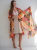 Otulacz bambusowy Tropical Orange 95x65 cm