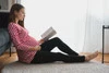 Legginsy ciążowe z wysokim pasem czarne