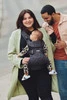 BABYBJORN ONE AIR 3D MESH  - nosidełko, Antracyt/Leopard