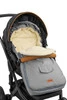 Sensillo Śpiworek Wełna Do Wózka 95x40 Light Grey