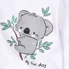 Pajac niemowlęcy Sweets koala z bawełny organicznej - biały