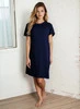 Koszula ciążowa Kamila - granatowa