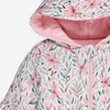 Kombinezon niemowlęcy Pink Flowers z bawełny organicznej dla dziewczynki