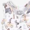 Śpiochy niemowlęce CUTE CARS z bawełny organicznej dla chłopca