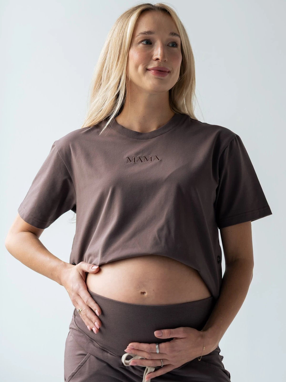 T-Shirt ciążowy i do karmienia CHOCO