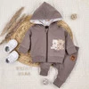 Dziecięce spodnie dresowe Sweet Bear z bawełny organicznej