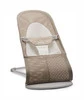 BABYBJORN - leżaczek BALANCE SOFT MESH - Szary Beż/Biały
