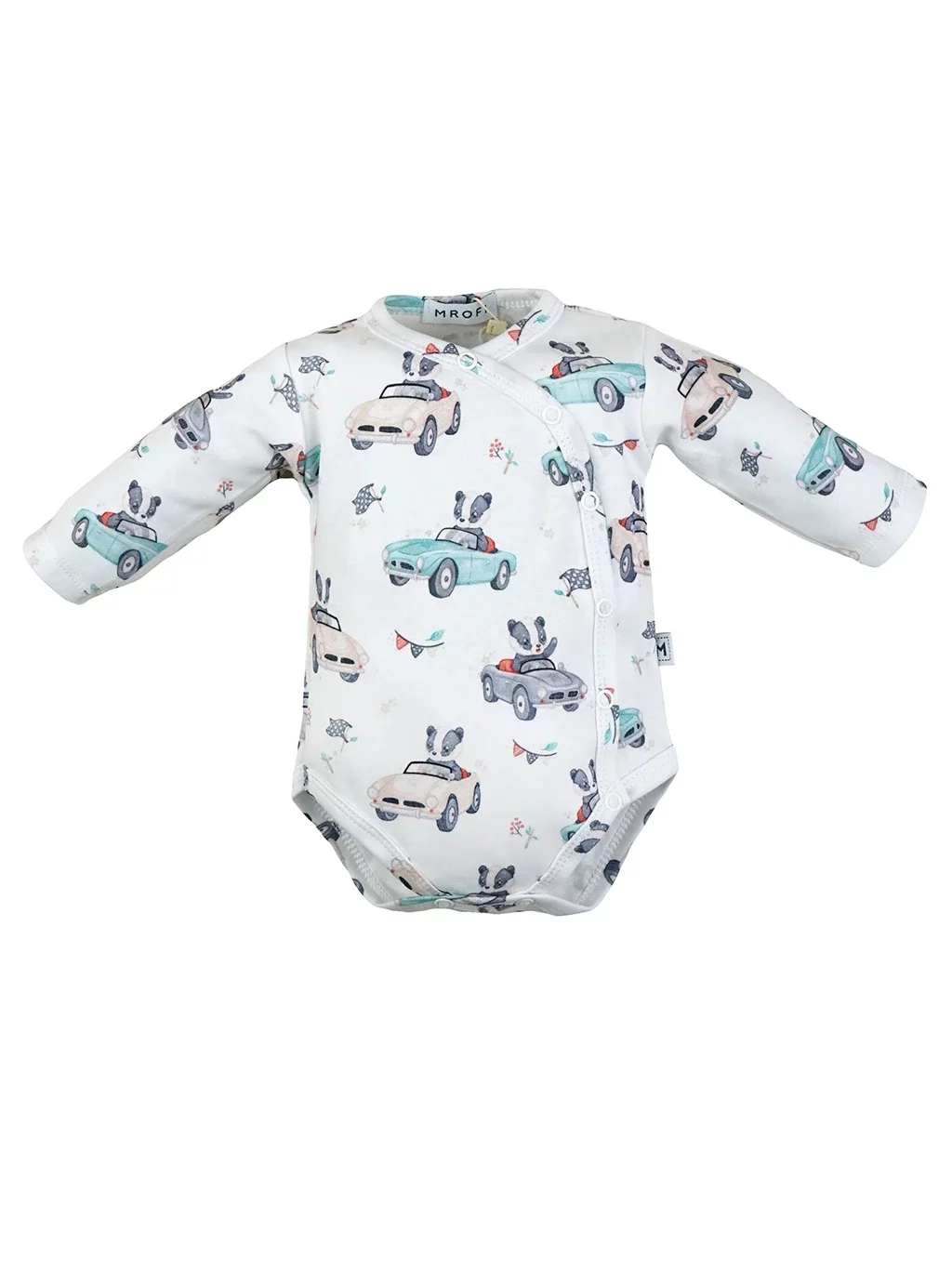 Body Kopertowe Z Długim Rękawkiem - Retro Borsuk