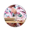 Babyono Śliniak Z Długim Rękawem Floral