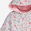 Kombinezon niemowlęcy Pink Flowers z bawełny organicznej dla dziewczynki