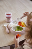 BABYBJORN - Zestaw do karmienia Mealtime - Powder Pink