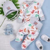 Body Kopertowe Fun Origami Z Bawełny Organicznej Zwierzątka Kolorowe Biały
