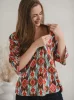 Bluzka ciążowa i do karmienia Bahama Mama w print Boho