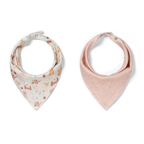 Babyono Śliniak Apaszka 2 szt. - Farmer