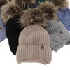 Czapka i komin dla chłopca zimowy komplet, zielony, 100% wełniany merino, wiązany Juno