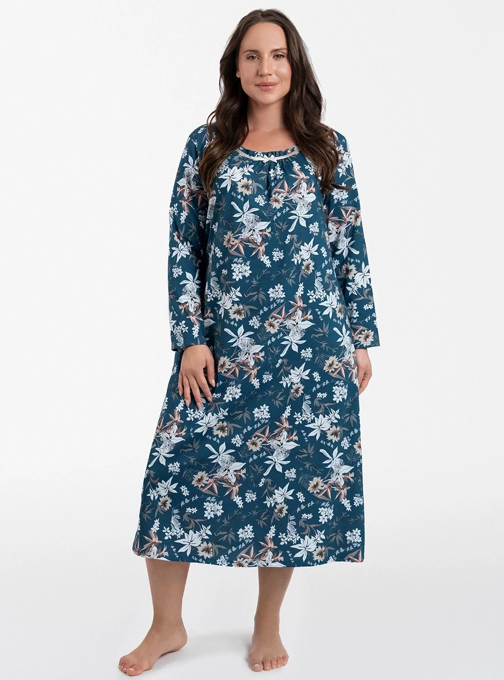 Hariet koszula damska długi rękaw druk