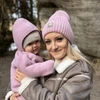 Czapka zimowa damska, biała, z wełną merino Benedetta
