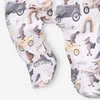 Półśpiochy niemowlęce Cute cars z bawełny organicznej dla chłopca