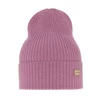 Czapka damska zimowa, wiosenna, fioletowa, 100% wełniana merino Sophie