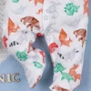 Pajac niemowlęcy Fun Origami z bawełny organicznej