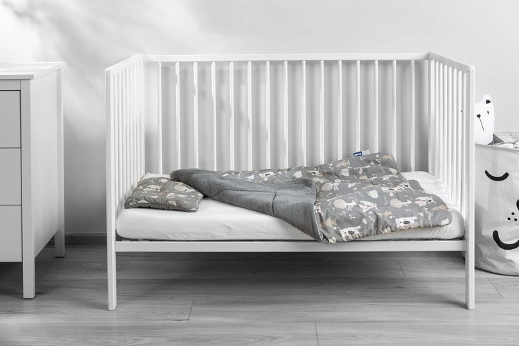 Sensillo Komplet Bawełna-Muślin Polana Grafitowy