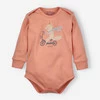 Body niemowlęce Cute cars z bawełny organicznej dla chłopca - pomarańczowe
