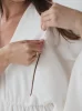 Sukienka ciążowa i do karmienia Mama Zen śmietankowa