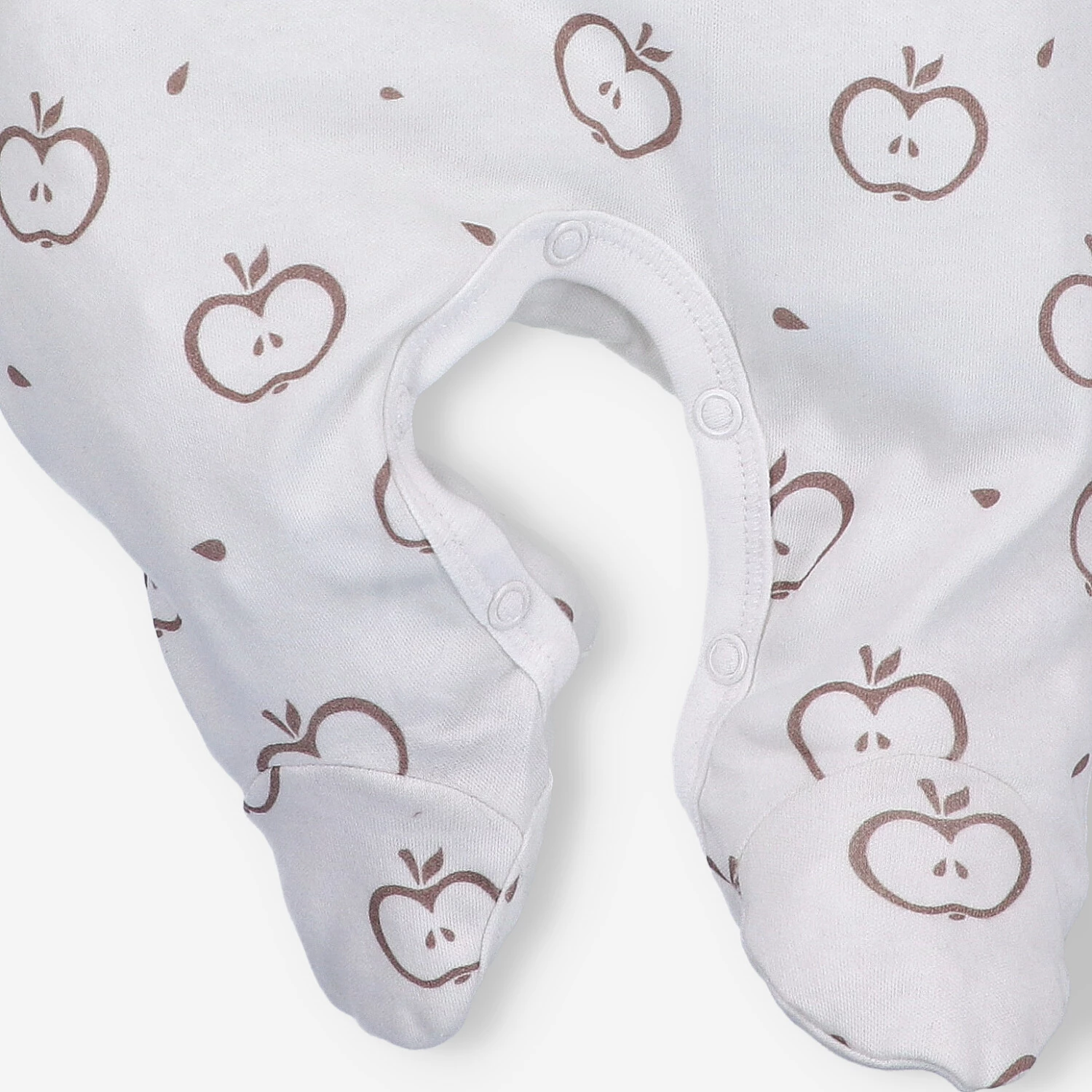 Śpiochy niemowlęce Happy Apples z bawełny organicznej