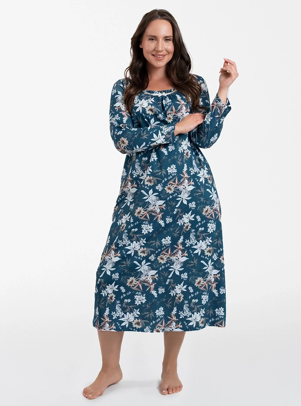 Hariet koszula damska długi rękaw druk