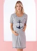 Koszula ciążowa Sailor - szara