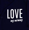 Body niemowlęce kopertowe LOVE MY MOMMY - granatowe