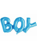 Balon Foliowy Napis BOY 65x29cm - niebieski
