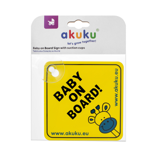 Akuku Tabliczka / zawieszka Baby On Board