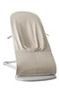 BABYBJORN - leżaczek BALANCE SOFT WOVEN/JERSEY Tri Fabric, Jasny Beż