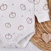 Body niemowlęce Happy Apples z bawełny organicznej długi rękaw