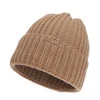 Czapka zimowa damska, camel, 100% wełniana merino Lano