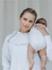 Oh, BABY! bluza ciążowa oversize biała