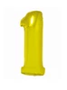 Złoty Balon Smart cyfra "1" -76cm