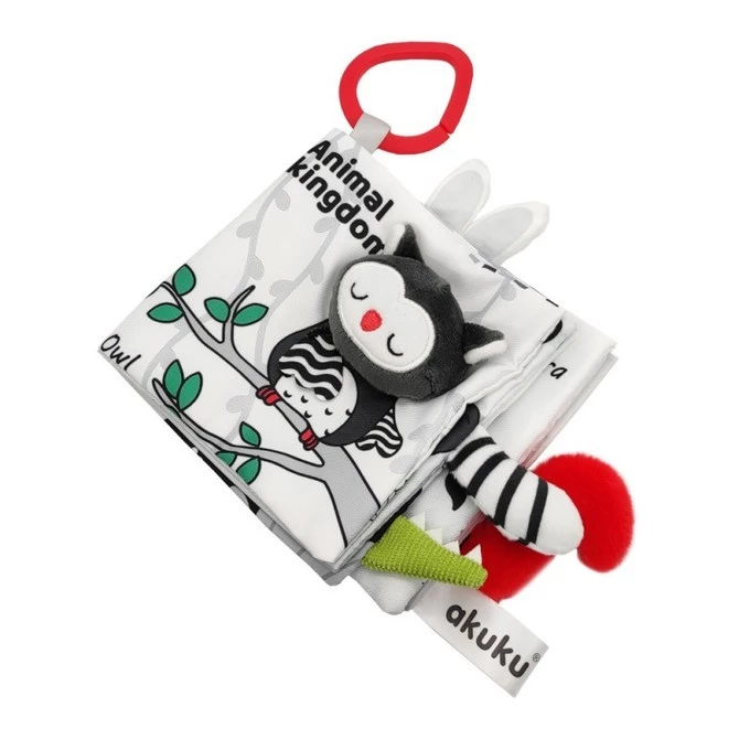 Akuku Książeczka Sensoryczna - Animal Kingdom