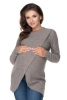 SWETER STÓJKA DO KARMIENIA CIĄŻA CAPPUCCINO