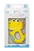 Bocioland Gryzak Silikonowy Dino - żółty