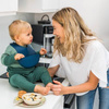 Babyono Śliniak Z Kieszonką - Granatowy